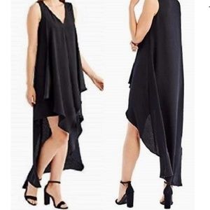 High low black dress
